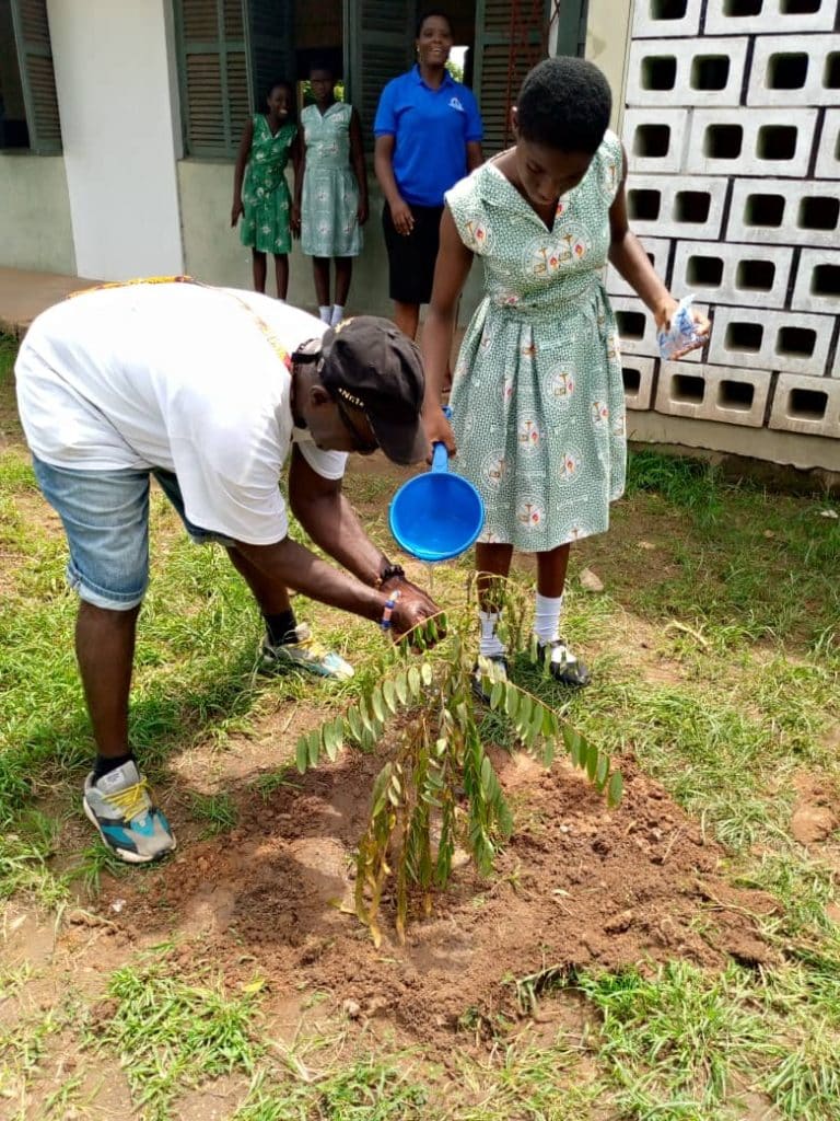 Image of Tree Planting at Ola Girls High School 768x1024 Image of oscoutghana